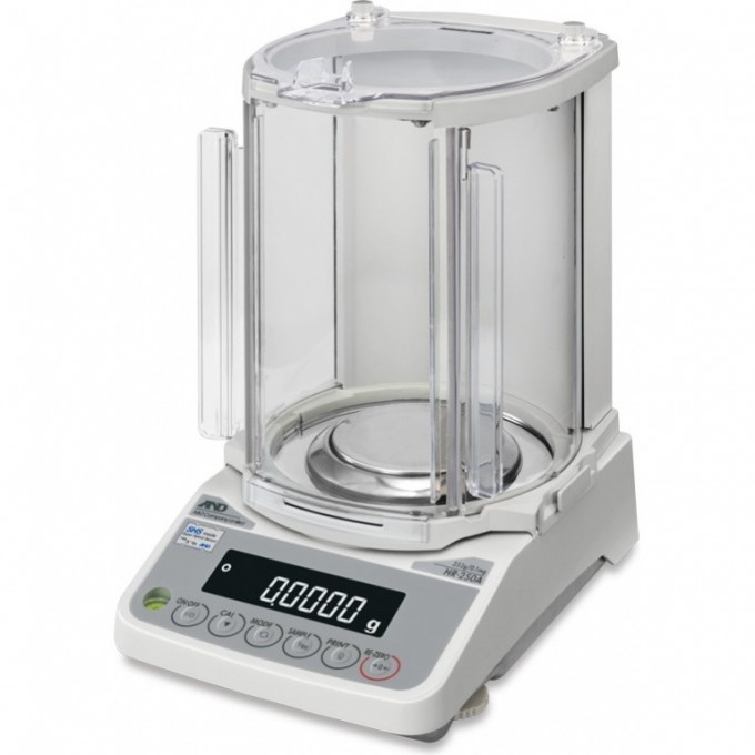 Аналитические весы A&D 252 г, дискретность 0.0001 г HR-250AG